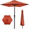 Best Choice Products 10ft Outdoor Steel Market Patio Umbrella w/ Crank, Tilt Push Button, 6 Ribs